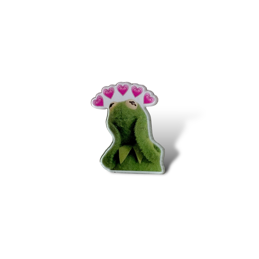 Lovely Kermit Acrylic Pin