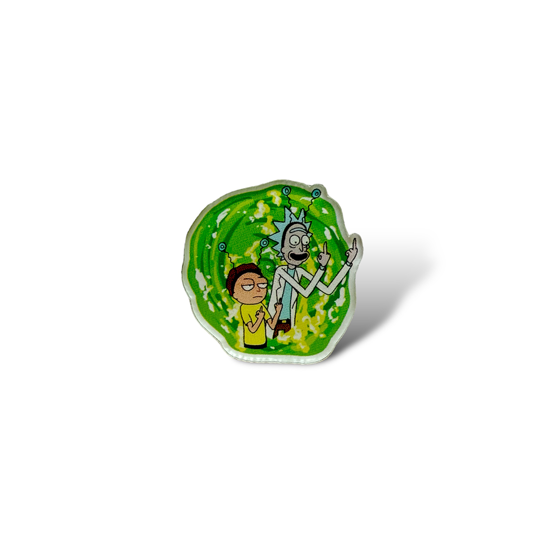 Rick & Morty Acrylic Pin