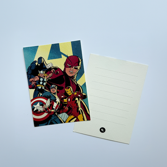 Marvel post card