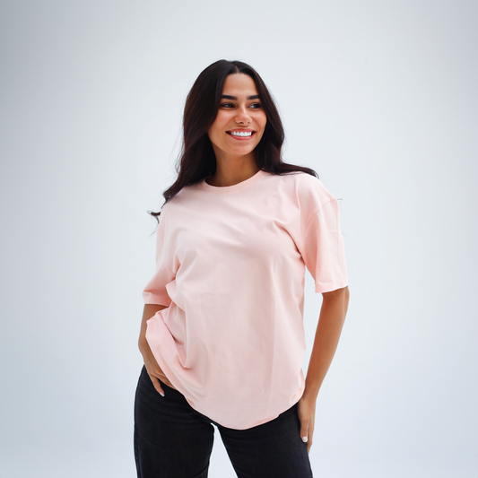 Baby Pink Basic T-shirt - theqaafshop